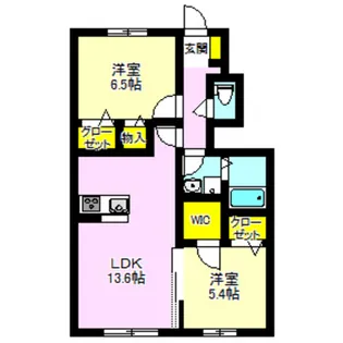 Villa Eikou【1階】の間取り