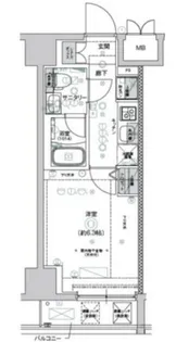 CREST TAPP新横浜【2階】の間取り