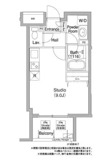 コンフォリア銀座EAST【6階】の間取り