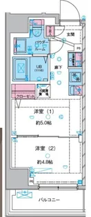 ジェノヴィア本所吾妻橋III【2階】の間取り