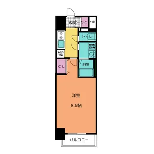 S-RESIDENCE金山West【3階】の間取り