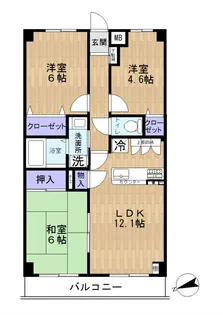 サンエトワール【4階】の間取り