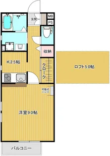 ルシール117【2階】の間取り