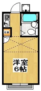 コーポニートネス【1階】の間取り