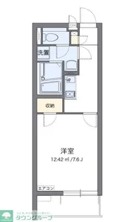 クレイノ河原タウニー【3階】の間取り