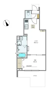マピュス大井【1階】の間取り
