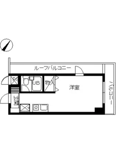 スカイコート東十条【5階】の間取り