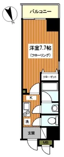 横浜コーヨー八番館【6階】の間取り
