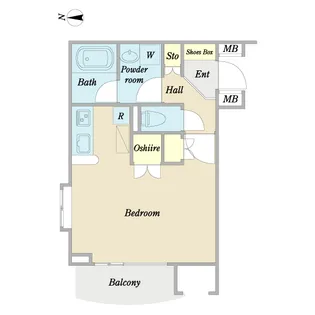 柳原千鳥町マンション【2階】の間取り