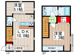 メゾン・ド・オルタンシアの間取り