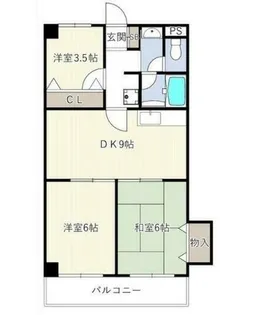 トーカド宮崎台【3階】の間取り