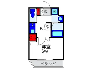 L&Cスタ-ハイツNo17【2階】の間取り