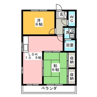 吉澤ビル【2階】の間取り