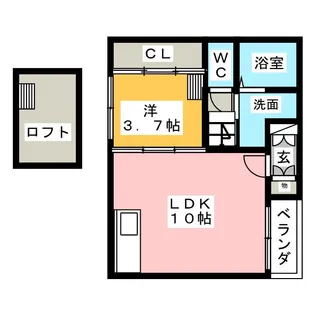 ハーモニーテラス野並VII【1階】の間取り