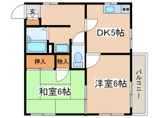 シャロ-ムI【2階】の間取り