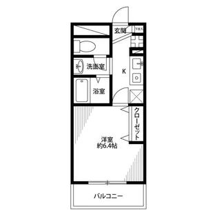 アンプルール フェール K.Yu【5階】の間取り