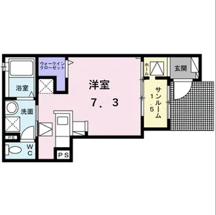 アレグレス代沢【1階】の間取り