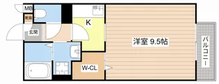 アンソレイユ B棟【2階】の間取り