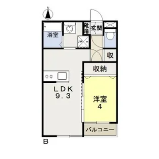 サンフォレスト大元駅前【2階】の間取り