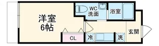 エアフォルク原木【1階】の間取り