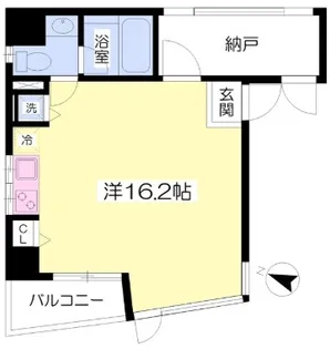 広尾ZERO【9階】の間取り