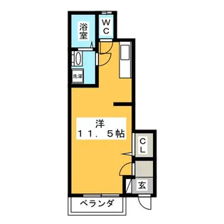 ラ・ヴィ【1階】の間取り