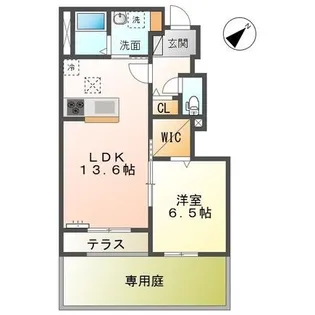 セラン【1階】の間取り