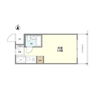 メディアハイツ南【3階】の間取り