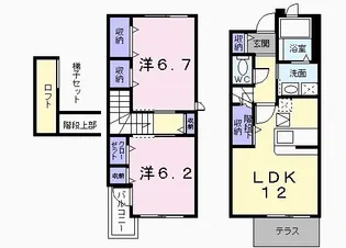 ファイン カレッジ【1階】の間取り