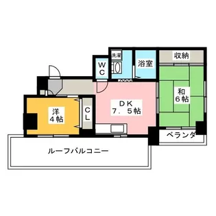 第9小野ビル【4階】の間取り