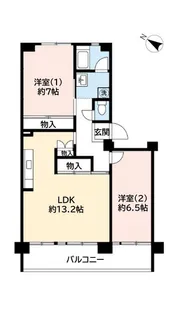 URポートアイランド【2階】の間取り