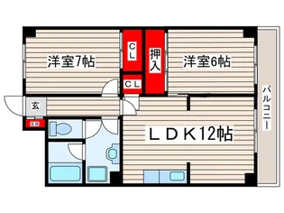 第3仲町マンション【4階】の間取り