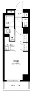 コスモグレイス新宿【6階】の間取り