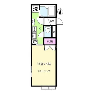 ローズガーデン【2階】の間取り