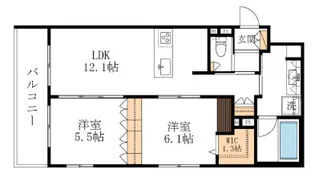HEBEL Maison 新城【2階】の間取り