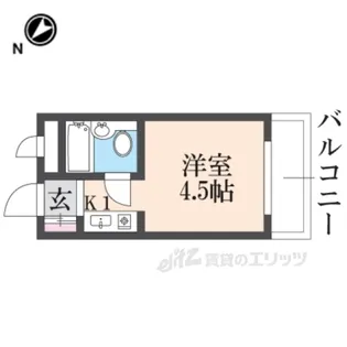 プレアール萱島【2階】の間取り