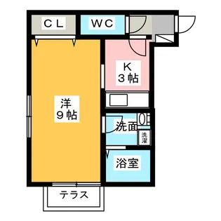 サン・ミッシェル【1階】の間取り