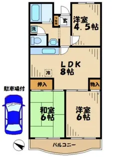 エミネール永山【4階】の間取り