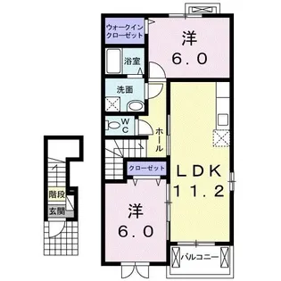 セレナピアッツァ【2階】の間取り