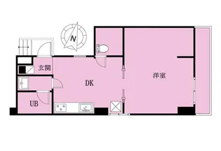ル・グラシエル レゼール四谷【3階】の間取り