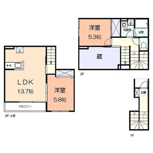 SUNNY COURT L【2階】の間取り