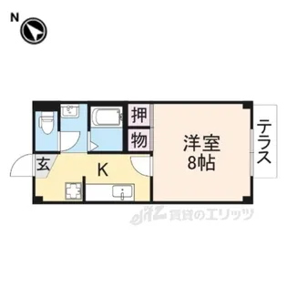 KATSUHEIGHTS参番館【1階】の間取り