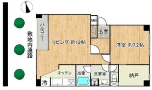デュエット世田谷【1階】の間取り