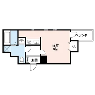 Cherim中村日赤【2階】の間取り