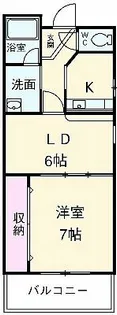 リビエール山王【3階】の間取り
