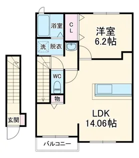 Bel Sieg【2階】の間取り