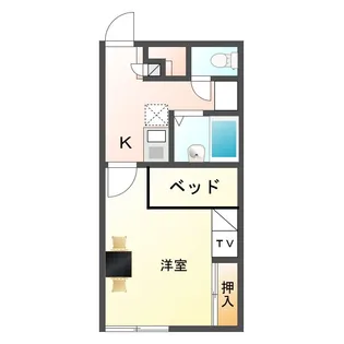 パークハウス猿子【1階】の間取り