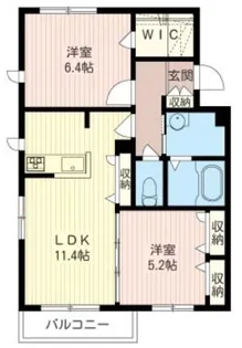 リーベン カメリエ【2階】の間取り