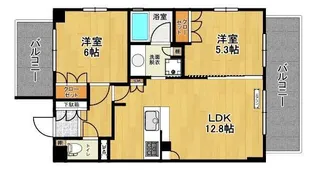 コンフィアル赤木【11階】の間取り
