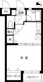 スカイコート五反田【2階】の間取り